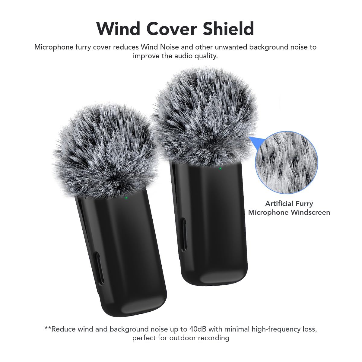 Wireless Lavalier Microphone Set with Charging Case – Crystal-Clear Audio for Content Creators