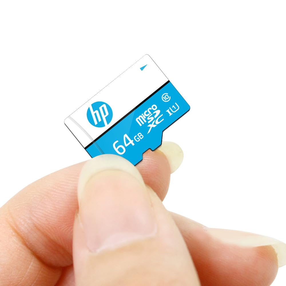 HP 64GB MicroSD Memory Card SDXC mi210 – Class 10, UHS-I, U1 Card, Up to 100MB/s Read Speed