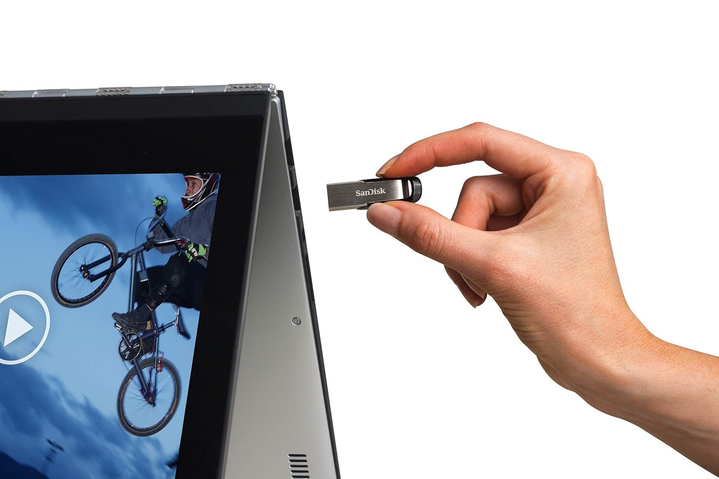SanDisk Ultra Flair 16GB USB 3.0 Flash Drive – 150MB/s Speed Metal Pendrive