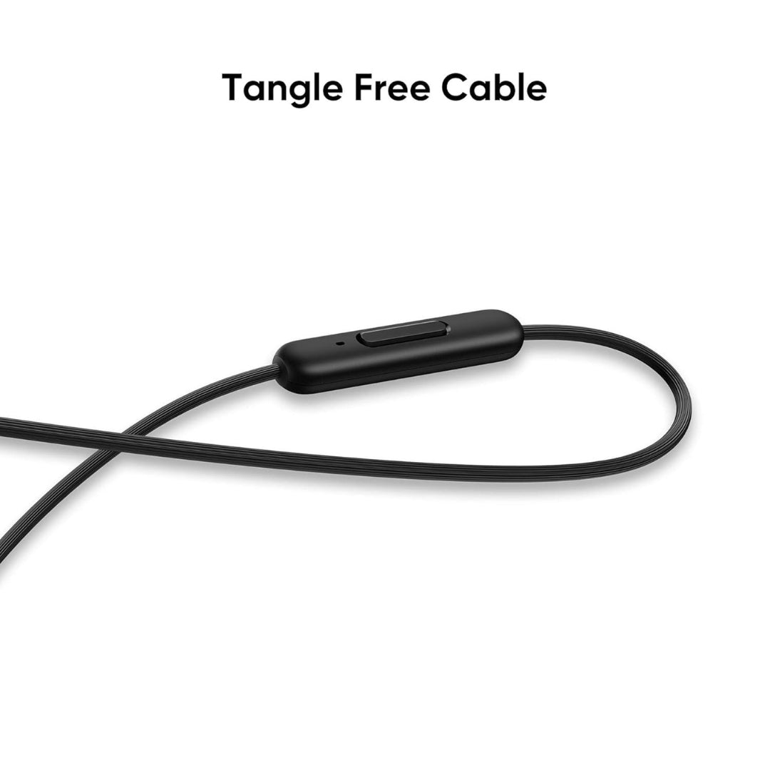 Realme Buds 2 Neo Wired Earphones – Deep Bass, Inline Mic, Tangle-Free Cable, 3.5mm Jack(Care Original)