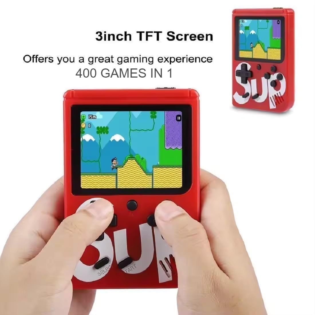 Game Box 400 In 1 | Video Game for Kids | Video Games for Kids for Age 8-10 | Return Gifts | Video Game for TV | Handheld Gaming Console USB Rechargeable Pocket