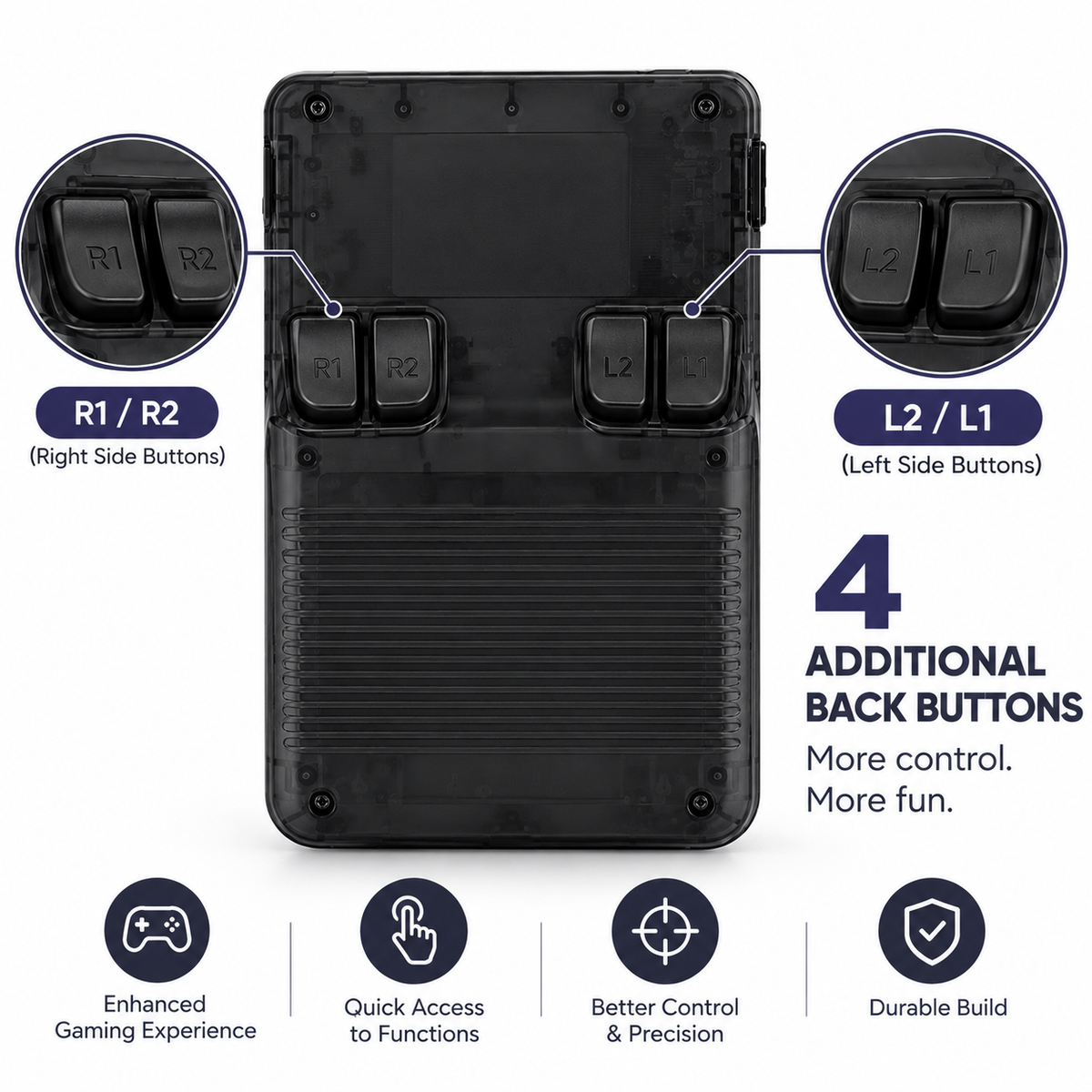J36 Ultra Online Gaming Handheld Console with Built-in Display (Type-C Charging, YouTube)