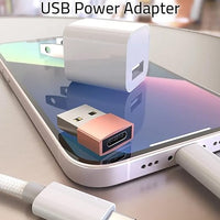 USB Type C Female to USB A Male Charger