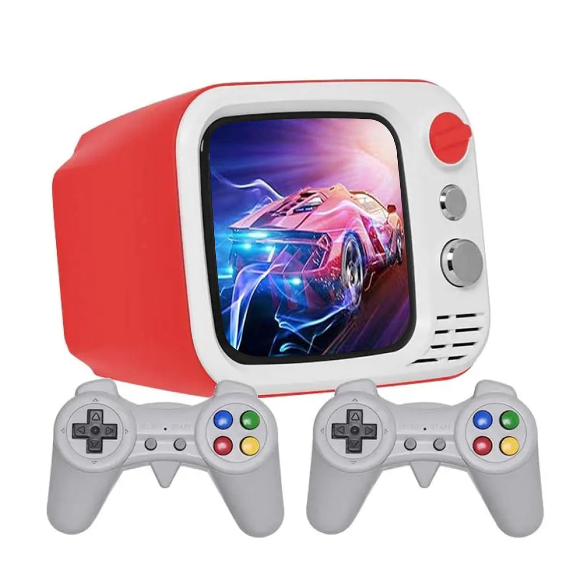 Mini TV Retro Game Console with 3.5" TFT Screen & TV-Out (Dual Controllers)