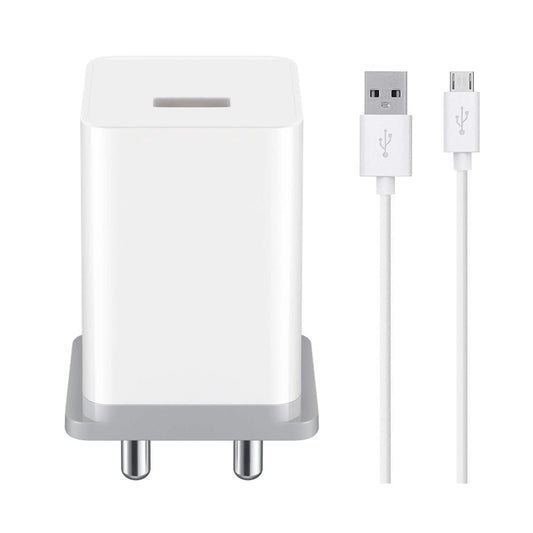 Oppo A5 Charger Original Adapter Like Wall Charger, Mobile Fast Charger, Android USB Charger with 1 Meter Micro USB Charging Data Cable