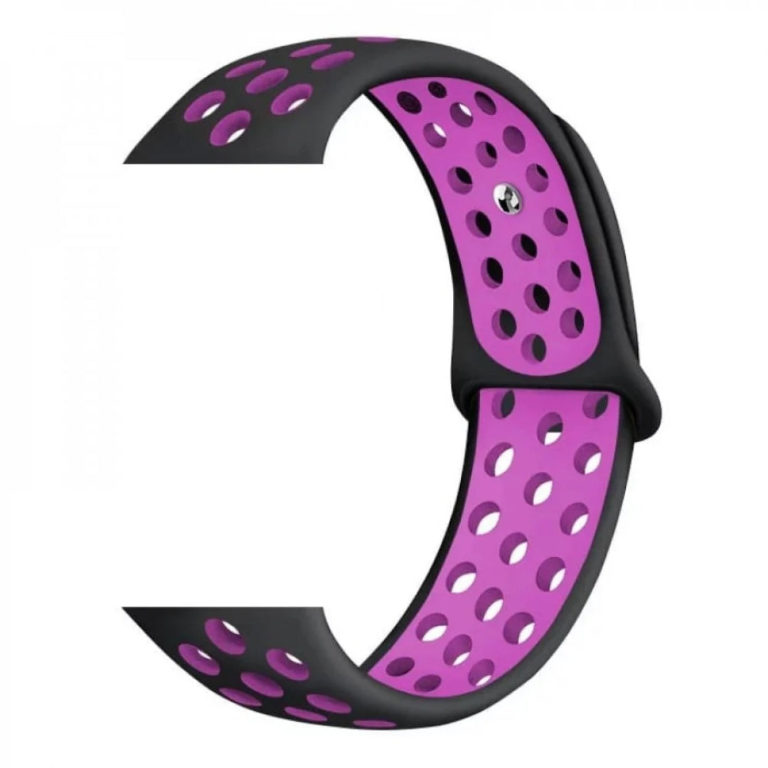 Sport Band Compatible with Apple Watch – Black and White