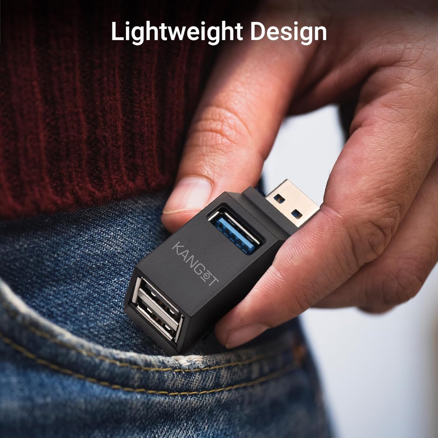 180HB USB 3.0 Hub with 3 Ports | High-Speed Data Transfer Up to 5Gbps | Lightweight & Compact Design | Multi-OS Compatibility | Plug-and-Play Convenience!